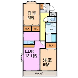 ミュートス神の倉Ⅱの物件間取画像